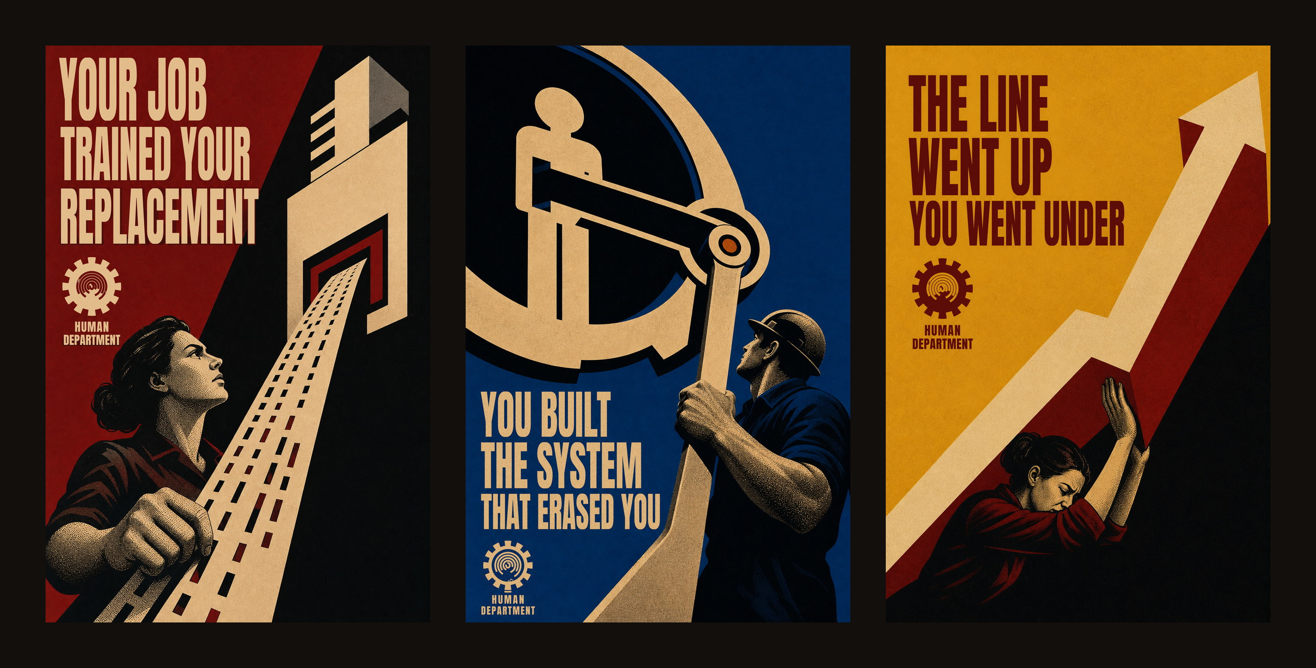 HUMAN DEPARTMENT — the poster series