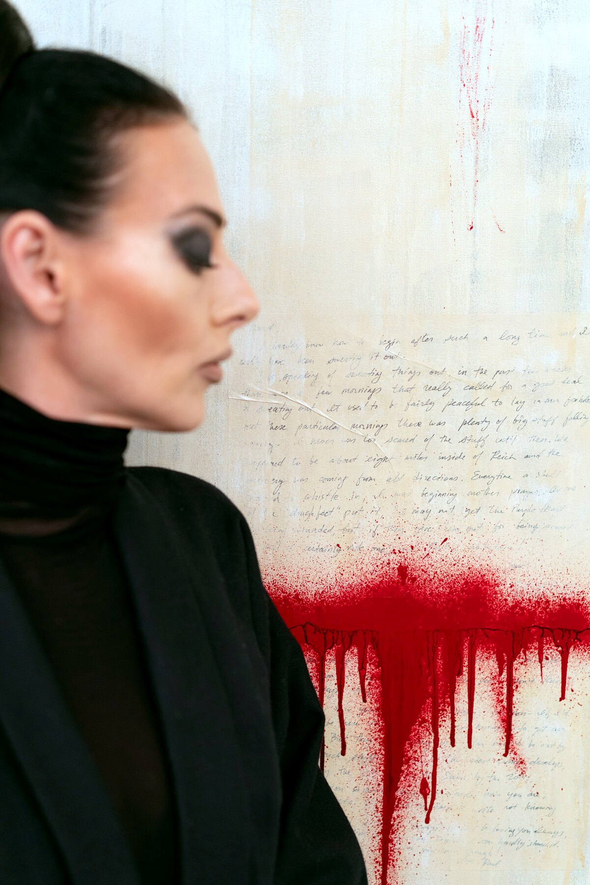 The artist with &ldquo;Letters of Victory&rdquo;
